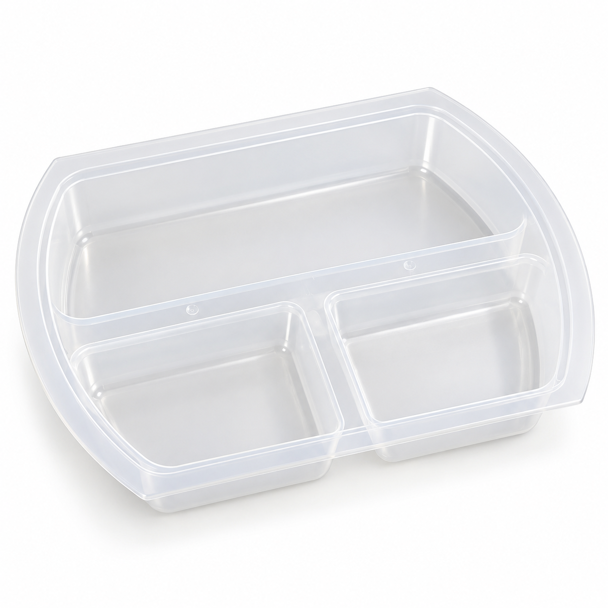 Michley Replacement Organizer Tray for Large Owl-Patterned Sewing Basket – 3 Compartments