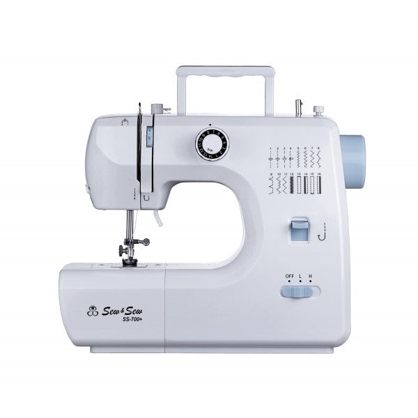 Portable sewing machine with sewing kit and electric scissors LSS